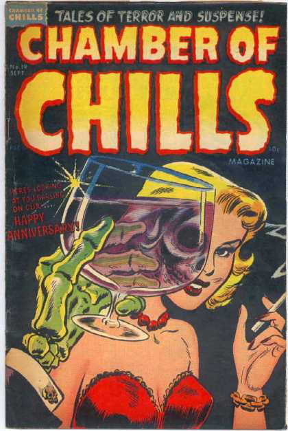 Chamber of Chills 19 - Tales Of Terror And Suspense - Happy Anniversary - Skeleton - Sept - No 19