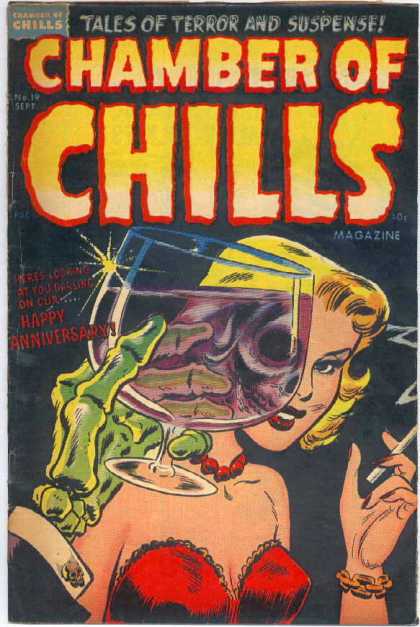 Tales Of Terror And Suspense - Happy Anniversary - Skeleton - Sept - No 19 Chamber of Chills 19 - Tales Of Terror And Suspense - Happy Anniversary - Skeleton - Sept - No 19