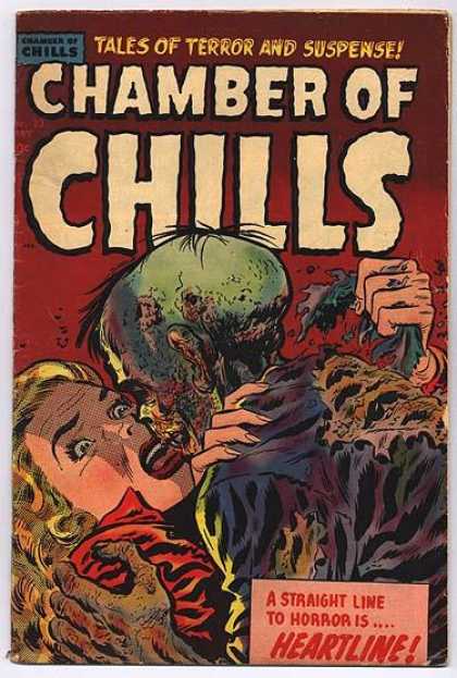 Chamber of Chills 23 - Heartline - Decomposing Body - Blonde - Woman - Tales Of Terror And Suspense
