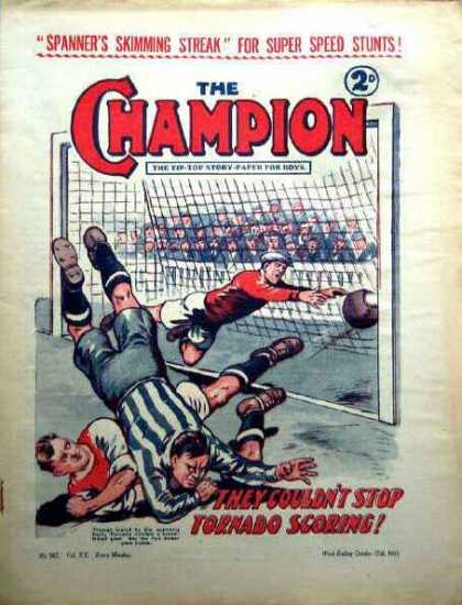 Champion 507 - Spanners Skimming Streak For Super Speed Stunts - The Tip-top Story Paper For Boys - They Couldnt Stop Tornado Scoring - Rugby - Sports