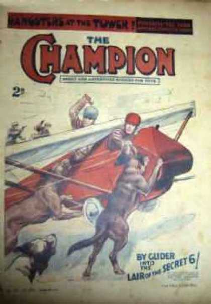 Champion 545 - Glider - Dogs - People - Lair Of The Secret - Pilots