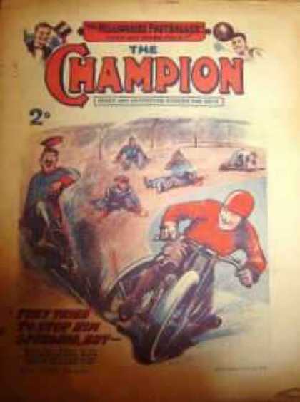 Champion 557 - Cap - Cycle - Eight Men - Direct Sales - Comics