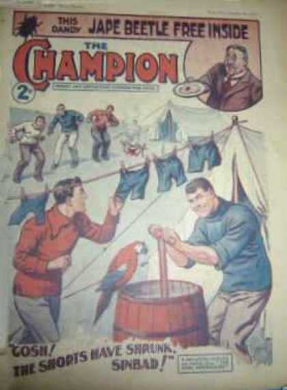 Champion 619 - The Champion - Jape Beetle Free Inside - Gosh The Shorts Have Shrunk Sinbad - Parrot - Men