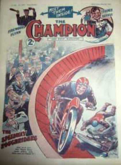 Champion 640 - Race - Crowd - Diving - Motorcycle - Speedway