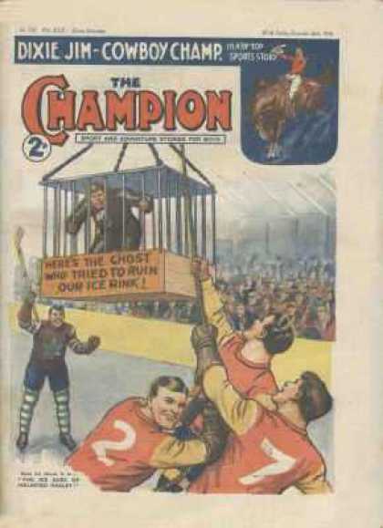 Champion 778 - Hockey - Ghost - Ghost Who Tried To Ruin Our Rink - Dixie Jim - Cowboy Champ