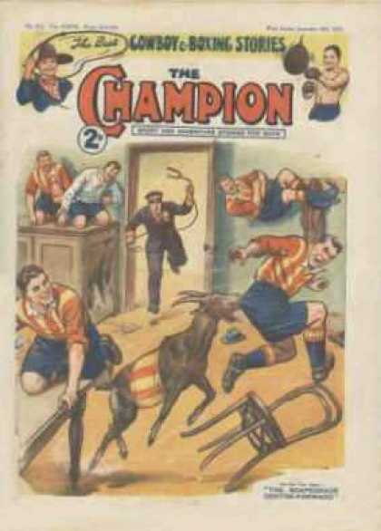 Champion 817 - One Animal - Some One Trying To Catch The Animal - In A Room - Chair Is Falling Down - Escaping