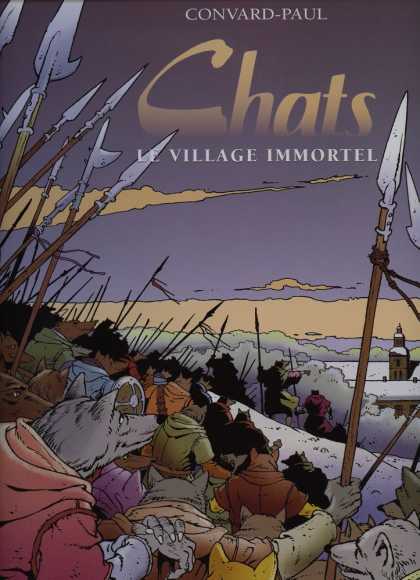Chats 1 - Convard-paul - Le Villiage Immortel - Wolves - Spears - French