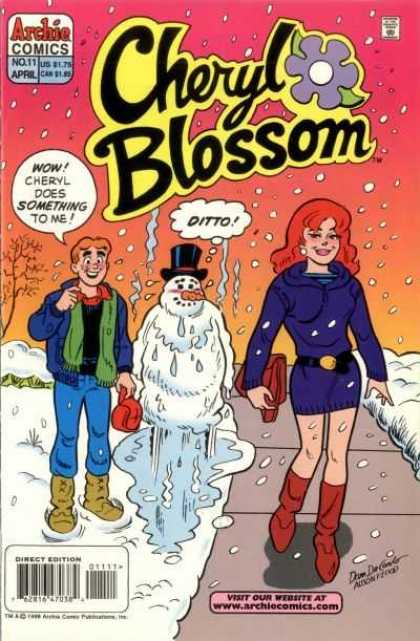 Cheryl Blossom 11 - Melting Snowman - Snow - Archie - Hot Girl - Winter Scene