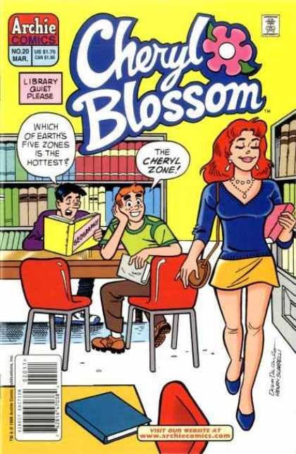 Cheryl Blossom 20 - Library - Mini Skirt - Red Head - Girl Watcher - Pink Blossom