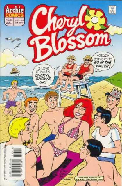 Cheryl Blossom 33 - Beach - Ocean - Bathing Suits - Birds - Sunglasses