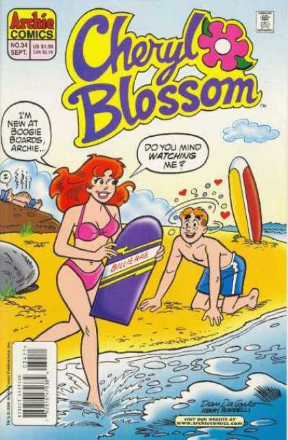 Cheryl Blossom 34 - Redhead - Love - Archie - Bikini - Beach