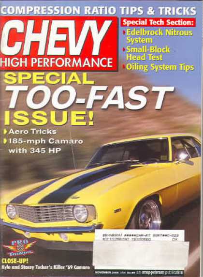 Chevy High Performance - November 2000