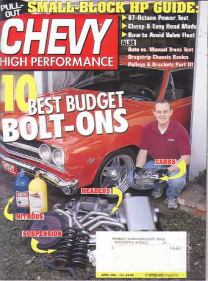 Chevy High Performance - April 2001
