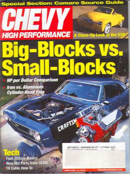 Chevy High Performance - March 2002