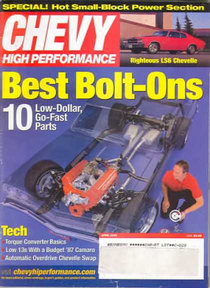 Chevy High Performance - April 2002