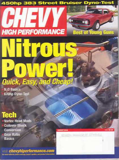 Chevy High Performance - August 2002