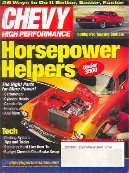 Chevy High Performance - September 2002