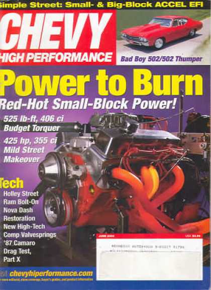 Chevy High Performance - June 2003
