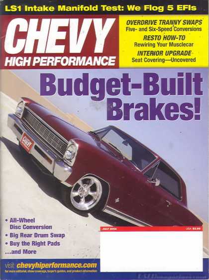 Chevy High Performance - July 2004