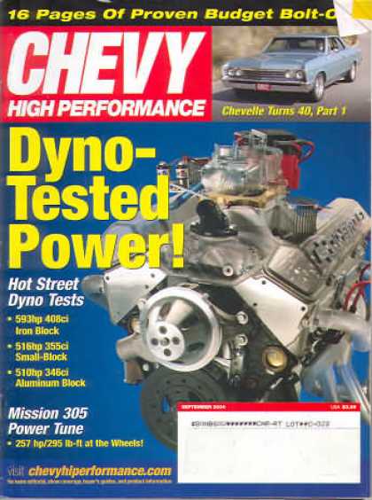 Chevy High Performance - September 2004