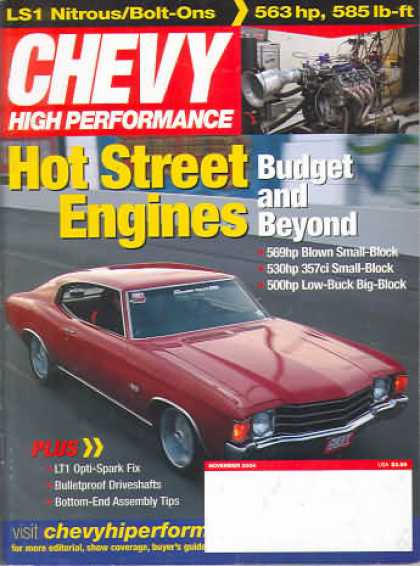 Chevy High Performance - November 2004