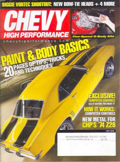Chevy High Performance - July 2005