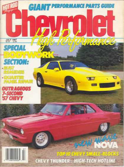 Chevy High Performance - July 1987