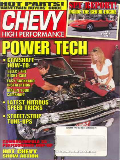 Chevy High Performance - January 1996