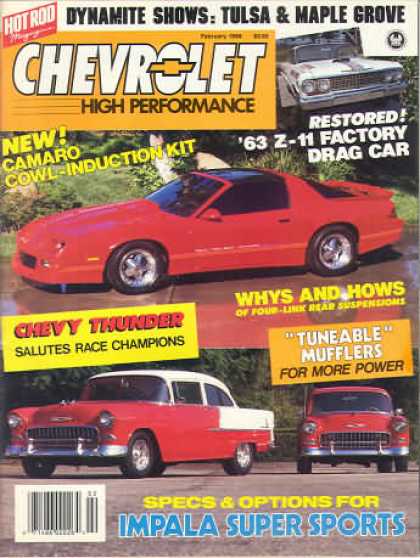 Chevy High Performance - February 1989