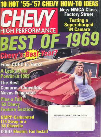 Chevy High Performance - July 1999