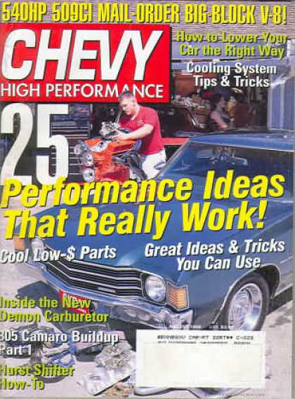 Chevy High Performance - August 1999