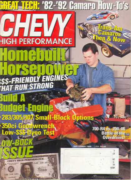 Chevy High Performance - September 1999