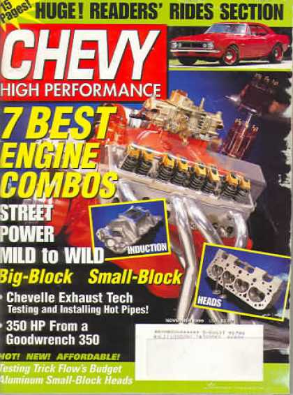 Chevy High Performance - November 1999
