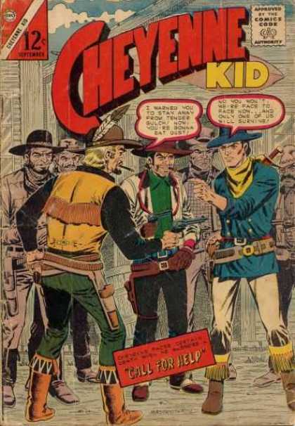 Cheyenne Kid 52 - Cowboys - Guns - Call For Help - Cigars - Evil