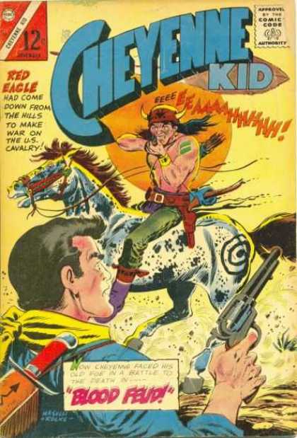 Cheyenne Kid 53 - The Return Of The Villager - The Man Eater - The Man On Flying Horse Wid A Gun - The Crazy Man - The Game Of Chasing