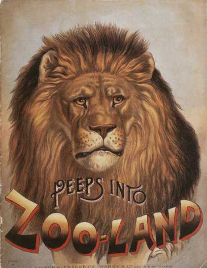 Children's Books - Peeps Into Zoo-Land (1890s)