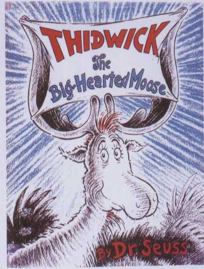 Children's Books - Thidwick the Big-Hearted Moose (1940s)