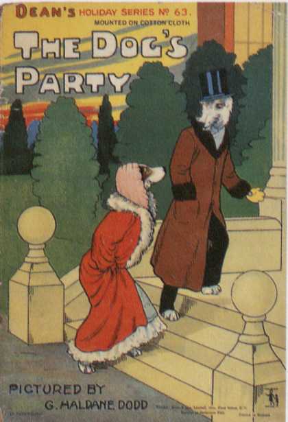Children's Books - The Dog's Party (1890s)