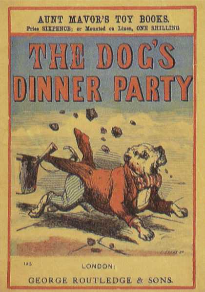 Children's Books - The Dog's Dinner Party (1870s)