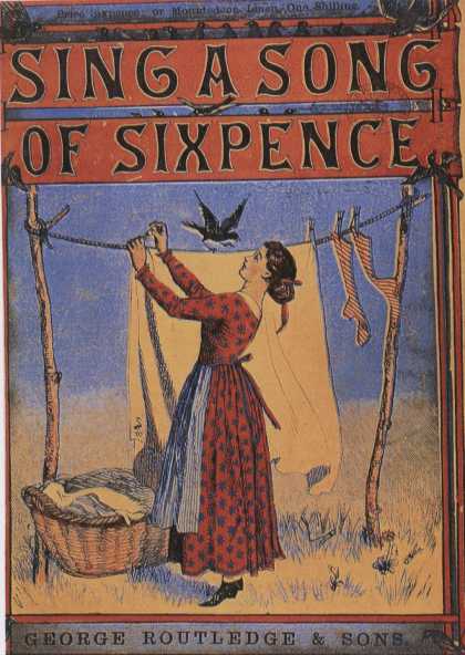 Children's Books - Sing a Song of Sixpence (1860s)