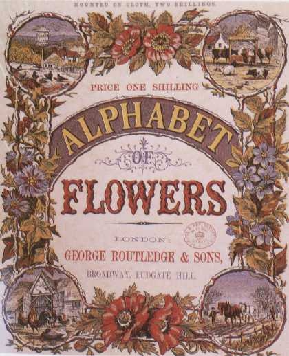 Children's Books - Alphabet Flowers (1870s)