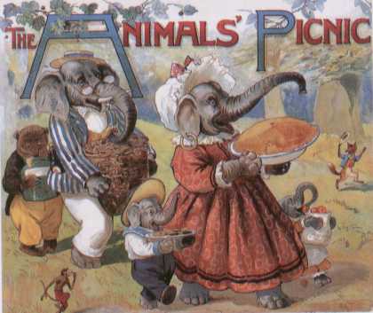 Children's Books - The Animals' Picnic (1910s)