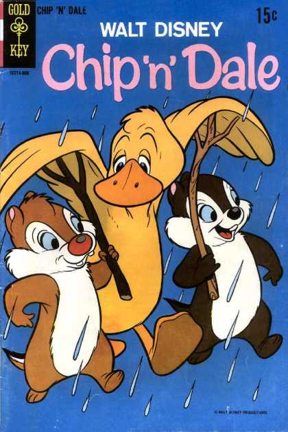 Chip 'n' Dale 4 - Gold Key - Disney - Duck - Wings - Twigs