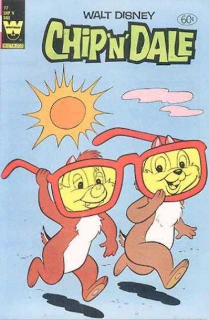 Chip 'n' Dale 77 - Walt Disney - Glasses - Sun - Clouds - Sunglasses