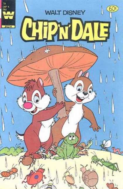 Chip 'n' Dale 79 - Walt Disney - Mushroom - Rain - Insects - Classic