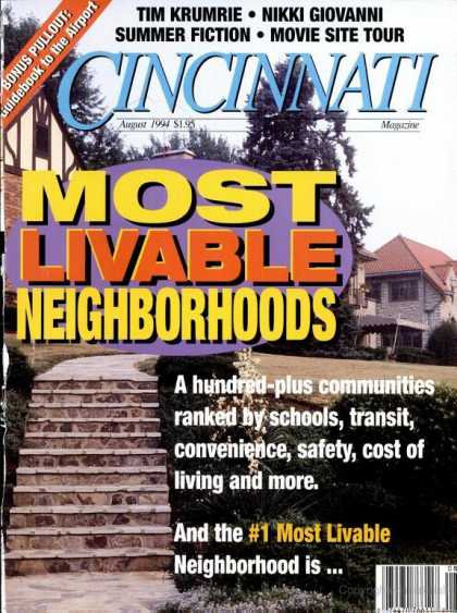 Cincinnati Magazine - August 1994