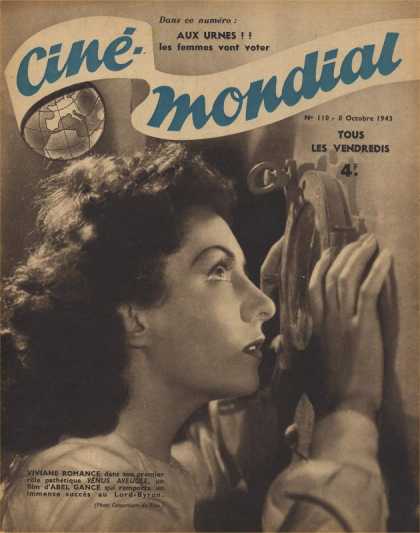 Cine-Mondial 110 - Film Of History - Beautiful Lady - Unhappy Women - Yous Les Vendredis 4 - Thift Lady