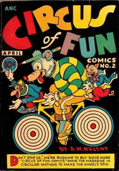 Circus of Fun 2 - April - Cpmics No2 - Monkey - Pig - Bear