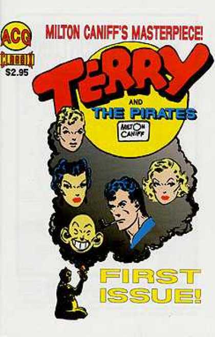 Classic Terry & The Pirates 1 - Women - Men - Lipstick - Pipe - Red