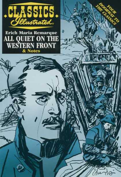Classics Illustrated II 1 - Your Doorway To The Classics - Erich Maria Remarque - Cap - Gun - All Quiet On The Western Front